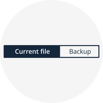 Restore files from repository