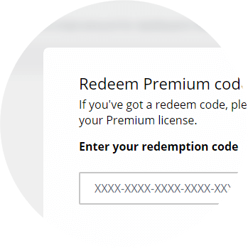 Enter your redemption code